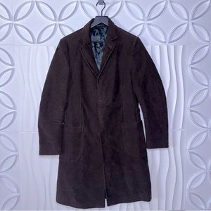 Massimo Rebecchi Cotton Velour Long Coat